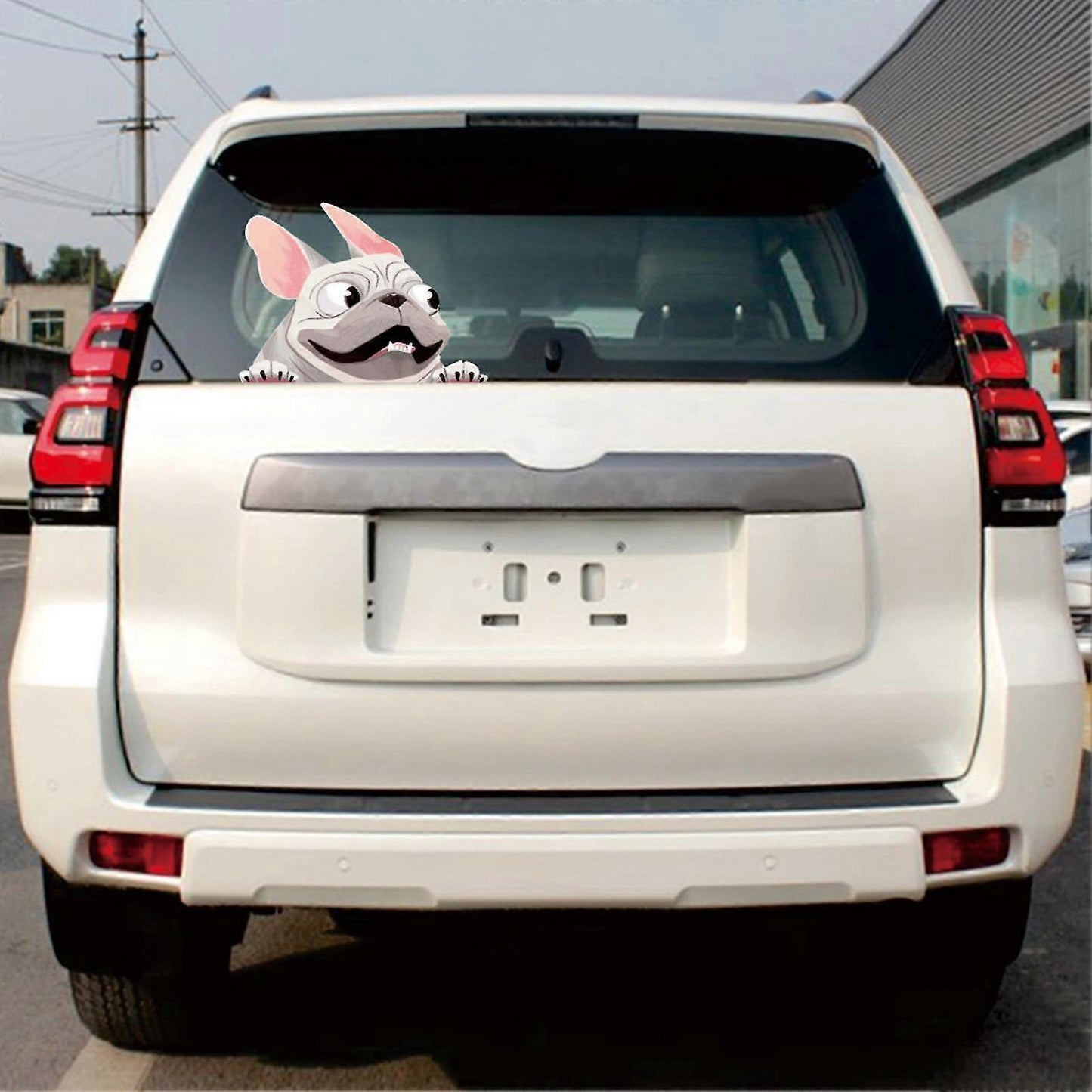 1pcs dog Car Sticker V1263-JX-3150