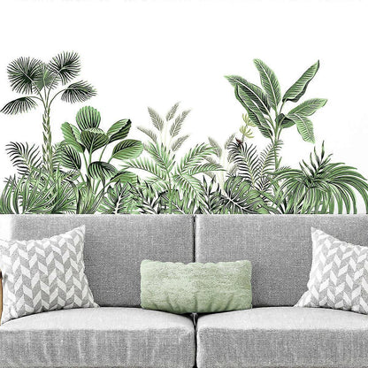 Palm Leaf Wall Stickers For Living Room, Plant Sticker Wall Decor, Peel And Stick Wall Stickers V1263-JX-3152