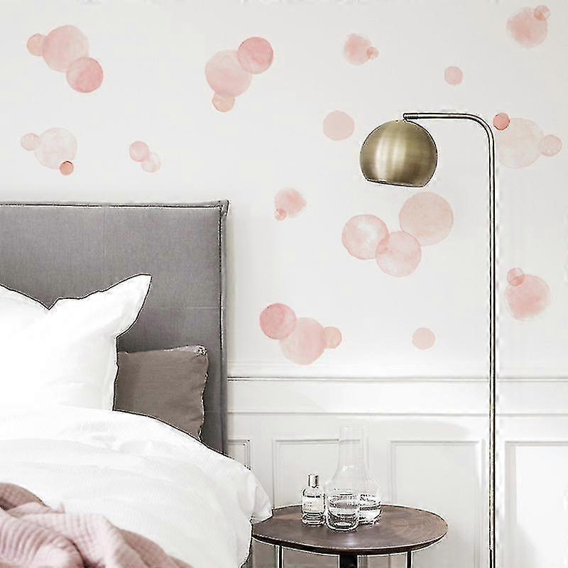 A Set Of Cute Pink Dots Wall Stickers Wall Sticker Wall Decoration V1263-JX-3155