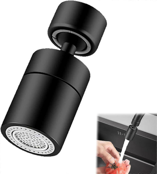 Faucet Nozzle, Kitchen Faucet Nozzle, 360 Swivel Faucet Aerator Kitchen Faucet Nozzle, 2 Modes Large V1263-JX-3158