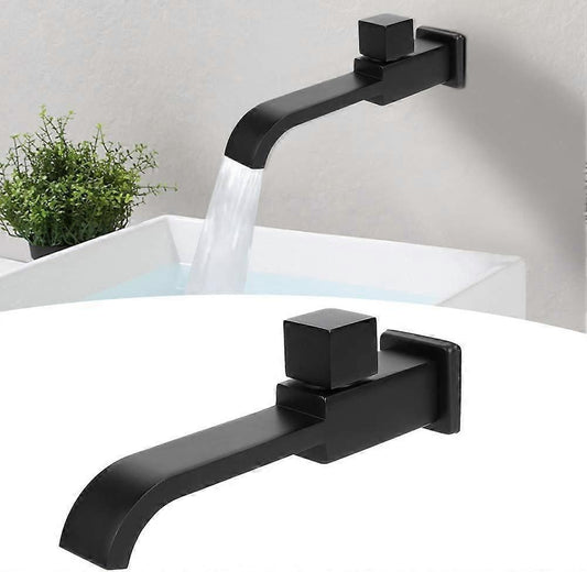 G1/2 Modern Brass Wall Mounted Faucets Bathroom Wall Mounted Faucet Single Hole Cold Water Faucet for Kitchen V1263-JX-3181