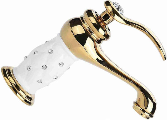 Basin Mixer Tap with Other Accessories Solid Brass Bathroom Sink Faucet Modern Design Chrome Lacquered Copper V1263-JX-3182
