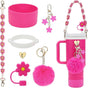 Stanley Cup Accessory Set - Water Bottle Handle Strap, Siliocne Stanley Cup Boot, Stanley Charms Stanley Cup V1263-JX-3186