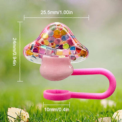 10 Pcs Stanley Straw Covers Silicone Straw Topper 0.4in Dust Proof Straw Cover Cap for Stanley Cup Accessories V1263-JX-3189