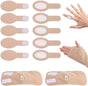 10pcs Castor Oil Finger Wraps & 2pcs Castor Oil Pack for Hands, Soft Cotton V1263-JX-3190