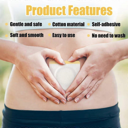 10pcs Castor Oil Wrap for Belly Button, Single-Used Castor Oil Patches Belly V1263-JX-3191