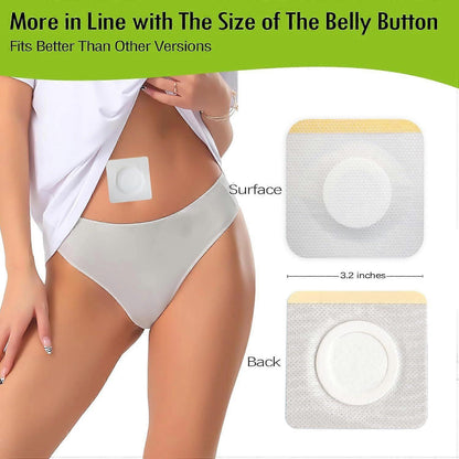 12PCS Hypoallergenic Castor Oil Pack Wrap for Belly Button, Disposable Castor Oil Wrap Pat V1263-JX-3192