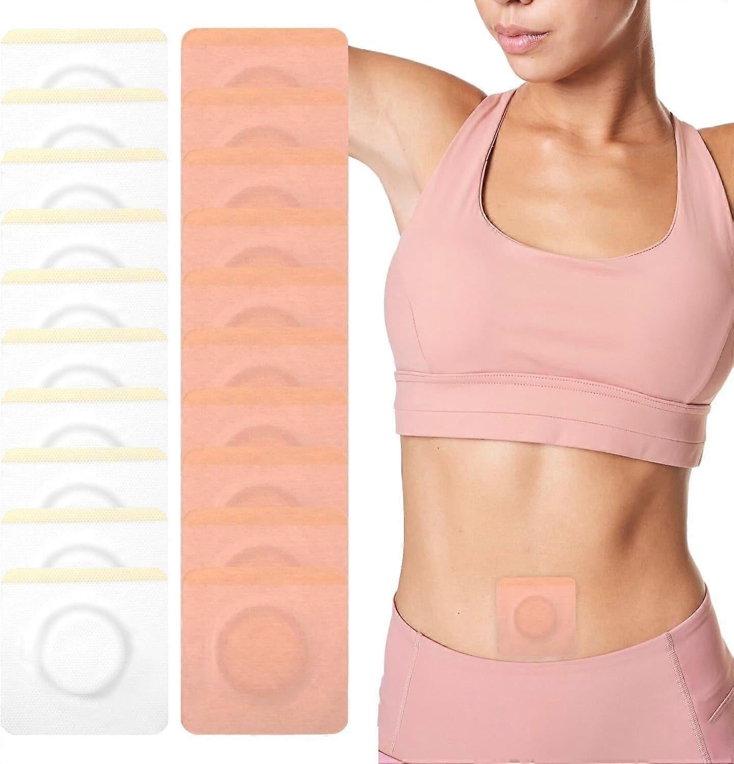 20Pcs Castor Oil Belly Button Patch, Castor Oil Patches Disposable, Castor Oil V1263-JX-3194