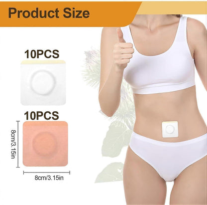 20Pcs Castor Oil Belly Button Patch, Castor Oil Patches Disposable, Castor Oil V1263-JX-3194