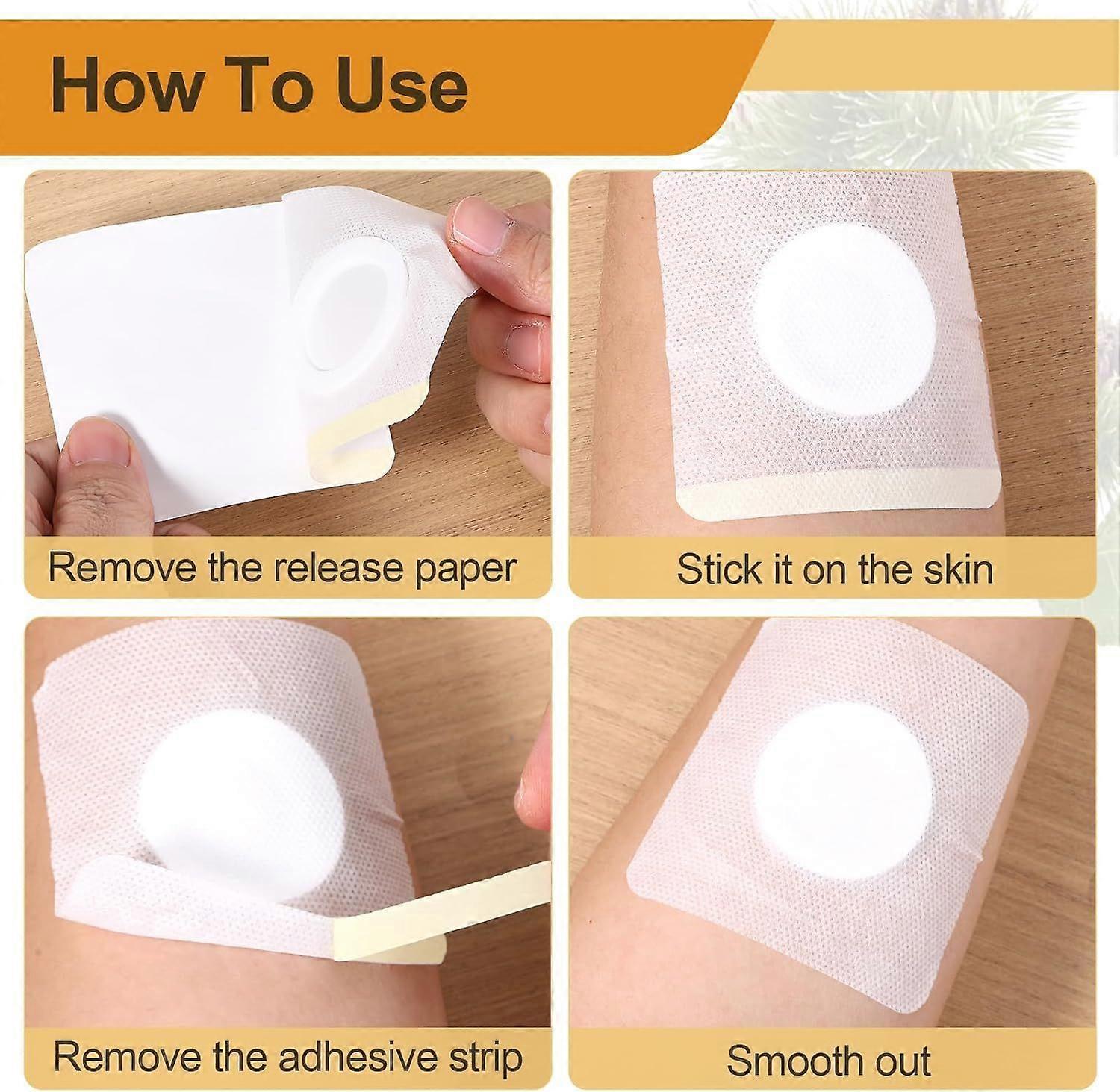20Pcs Castor Oil Belly Button Patch, Castor Oil Patches Disposable, Castor Oil V1263-JX-3194