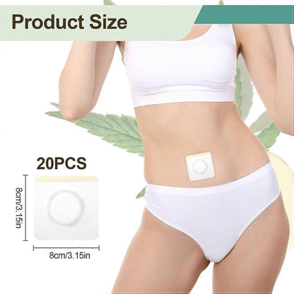 20Pcs Castor Oil Belly Button Patch, Castor Oil Patches Disposable, Castor Oil V1263-JX-3195