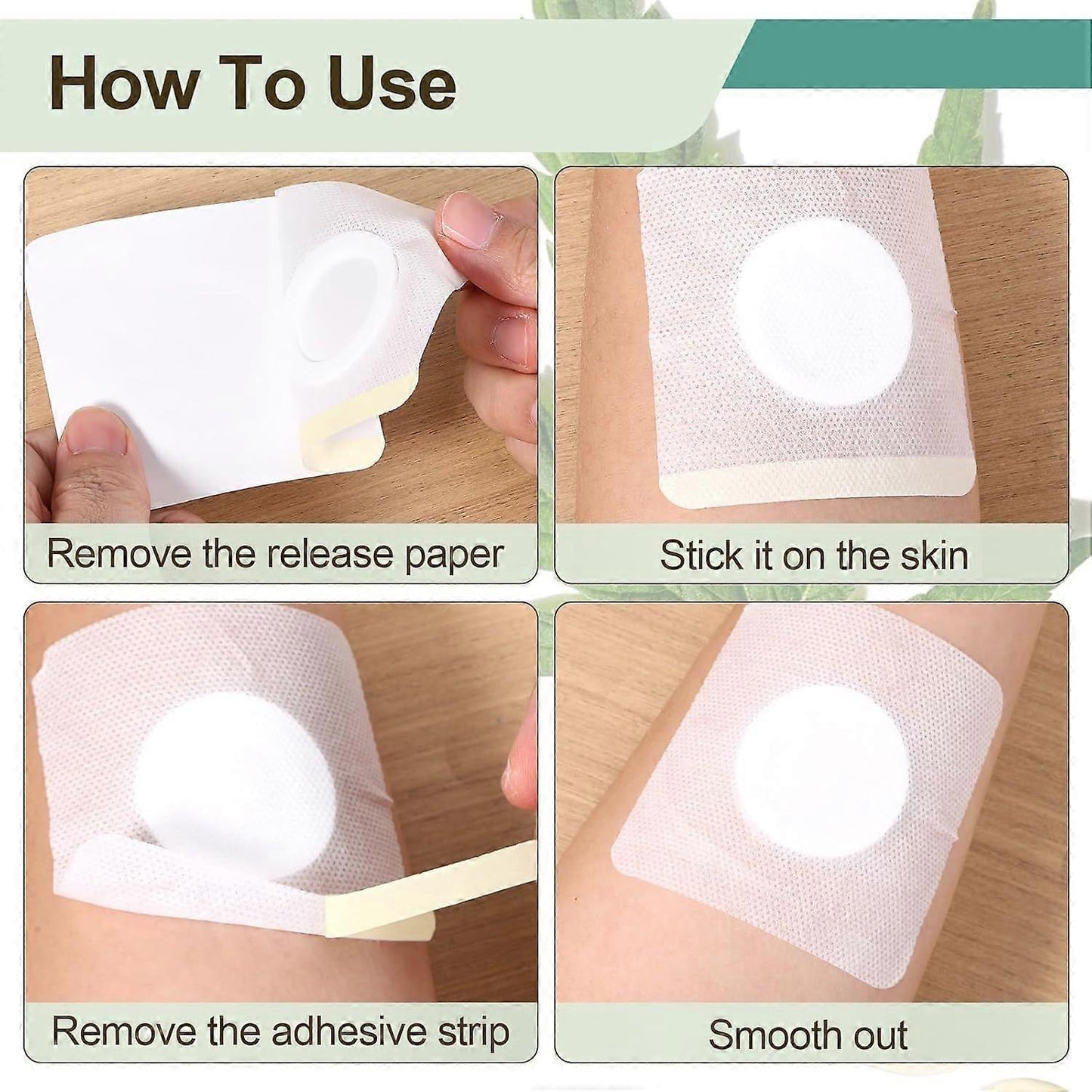 20Pcs Castor Oil Belly Button Patch, Castor Oil Patches Disposable, Castor Oil V1263-JX-3195