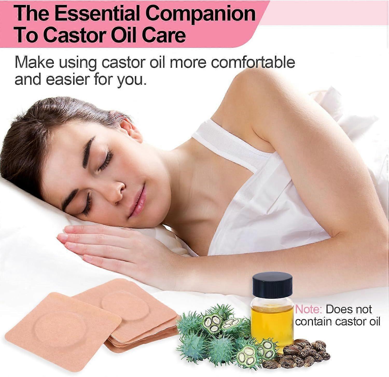20Pcs Castor Oil Belly Button Patch, Castor Oil Patches Disposable, Castor Oil V1263-JX-3196