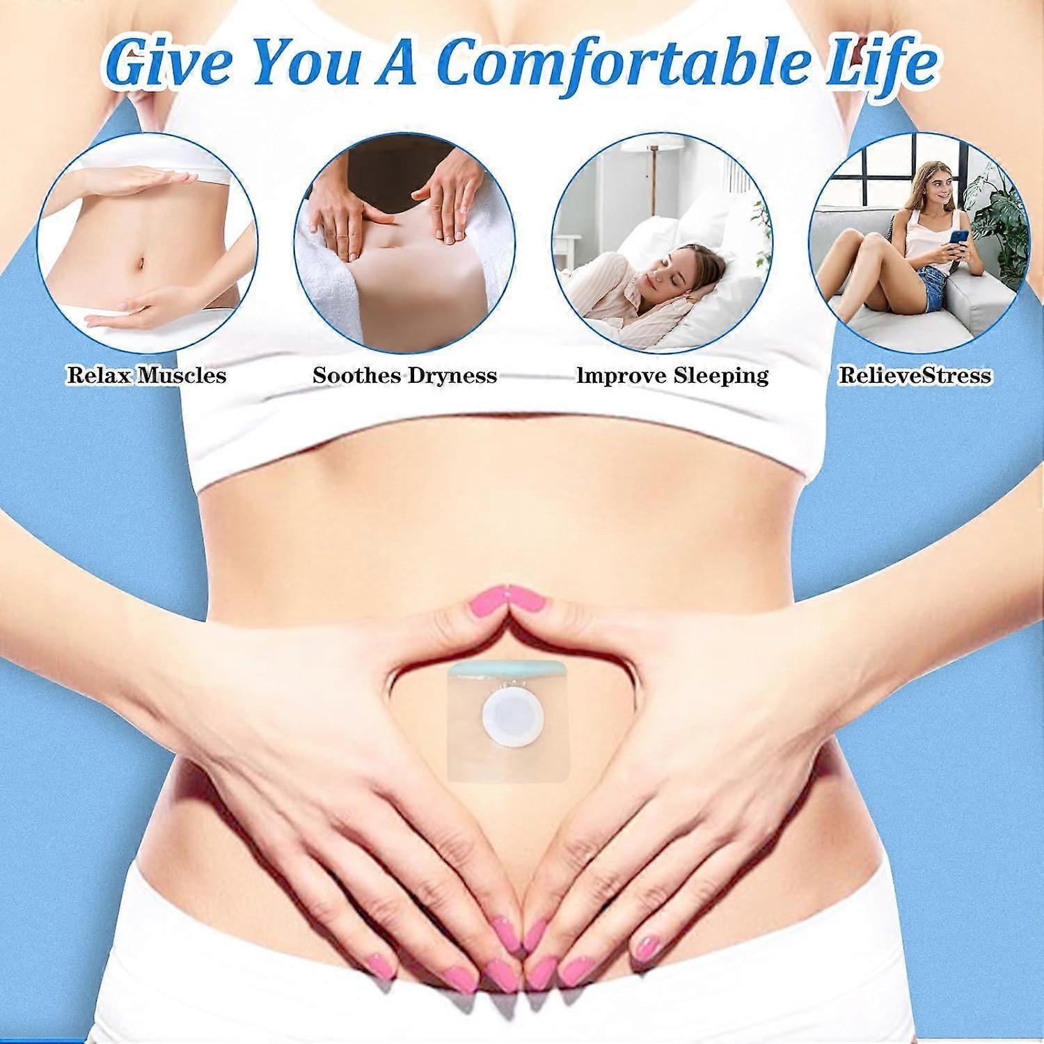 20Pcs Castor Oil Patches, Disposable Castor Oil Pack Wrap Self-Adhesive Belly V1263-JX-3198
