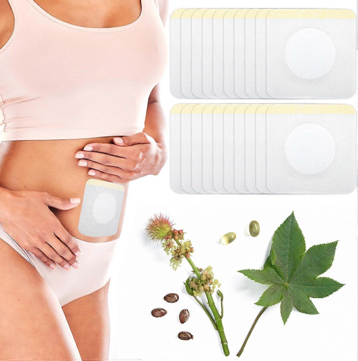 20Pcs Disposable Castor Oil Pack Wrap Belly Button, Highly Absorbent V1263-JX-3199