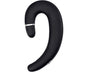 Ear Hook Wireless Headphone - Non Ear Plug - Noise Cancelling Single Ear Headset with Case V1263-JX-32