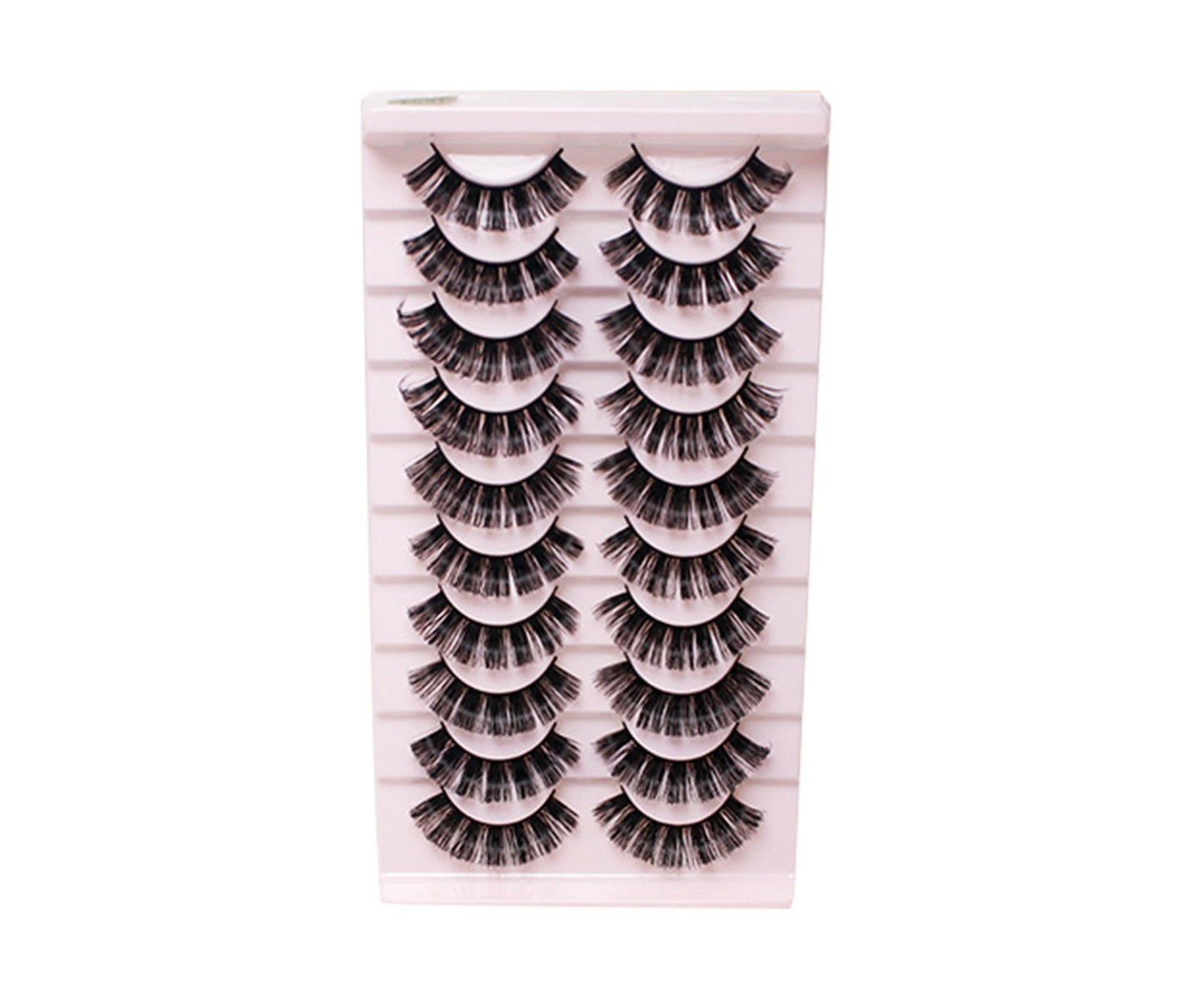 20Pcs/Set False Eyelash Comfortable to Wear 3D Effect Beauty False Eye Lashes V1263-JX-320