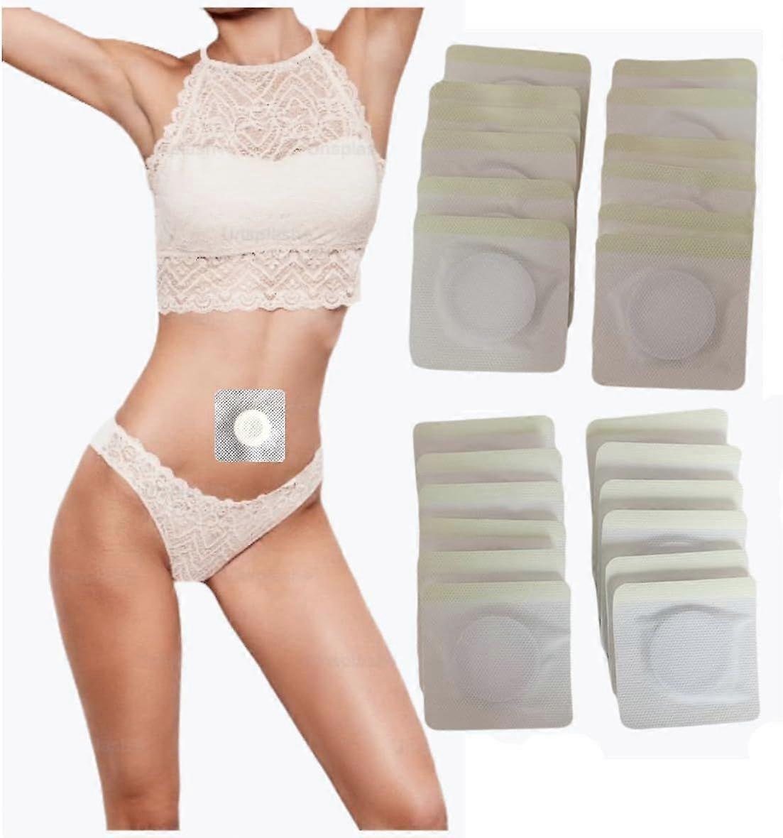 24pcs Castor Oil Pack Wrap for Belly Button Self-Adhesive Hypoallergenic V1263-JX-3200