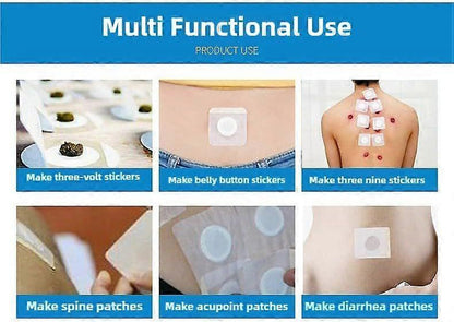 24pcs Castor Oil Pack Wrap for Belly Button Self-Adhesive Hypoallergenic V1263-JX-3200