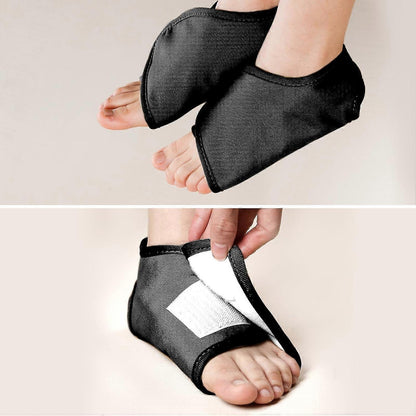 2pcs Ankle Castor Oil Pack, Comfortable Castor Oil Pack Wrap for Feet Castor Oil V1263-JX-3201