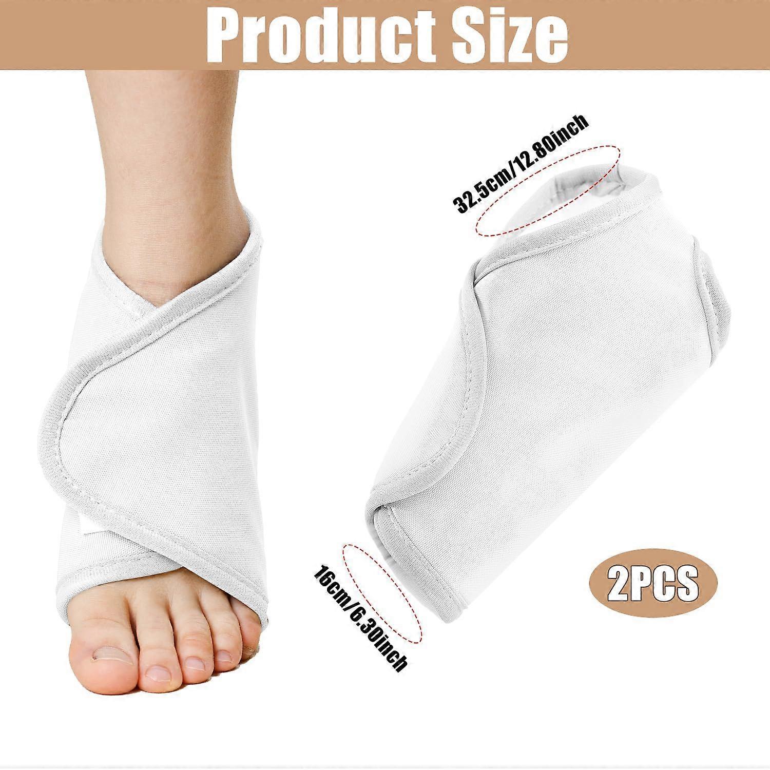 2pcs Ankle Organic Castor Oil Pack, Comfortable Castor Oil Pack Wrap for Feet V1263-JX-3202