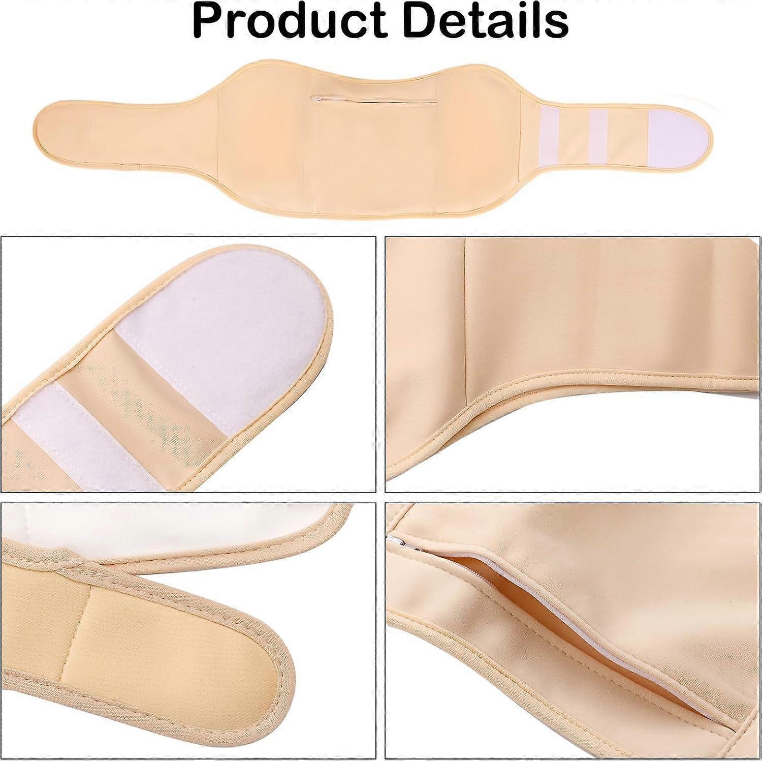 2pcs Castor Oil Pack Kit, Adjustable Reusable Castor Oil Belt & Castor Oil Neck V1263-JX-3203