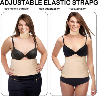 2pcs Castor Oil Pack Kit, Adjustable Reusable Castor Oil Belt & Castor Oil Neck V1263-JX-3203