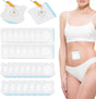 30pcs Castor Oil Belly Button Pack Wrap, Self-Adhesive Disposable Castor Oil V1263-JX-3206