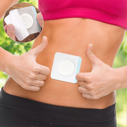 30pcs Castor Oil Belly Button Pack Wrap, Self-Adhesive Disposable Castor Oil V1263-JX-3206