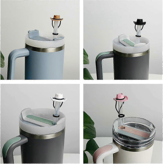 4 Pcs Straw Covers for Stanley Cup 20-40 oz, 0.4 inches Silicone Straw Cover Caps, Stanley Cups Accessories, V1263-JX-3209