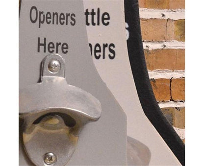 1Pc Retro Creative Wall Mounted Beer Style Decorative Hanger Bottle Opener-Grey V1263-JX-321
