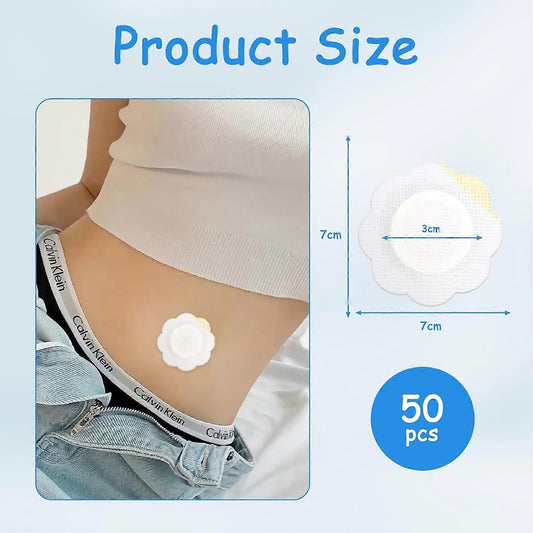 50Pcs Castor Oil Patches Disposable Castor Oil Patches Castor Oil Belly Button V1263-JX-3211