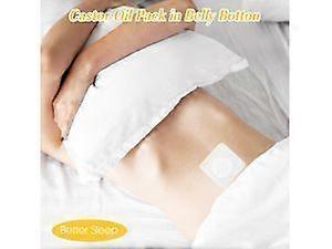 50pcs Castor Oil Patches Disposable Belly Button Castor Oil Packs Self Adhesive V1263-JX-3212