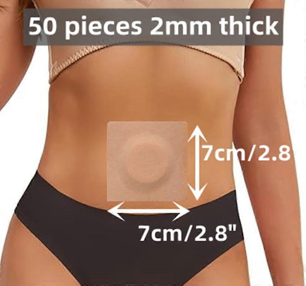 50pcs Disposable Castor Oil Pack Wrap Belly Button(Oil Not Included) V1263-JX-3214
