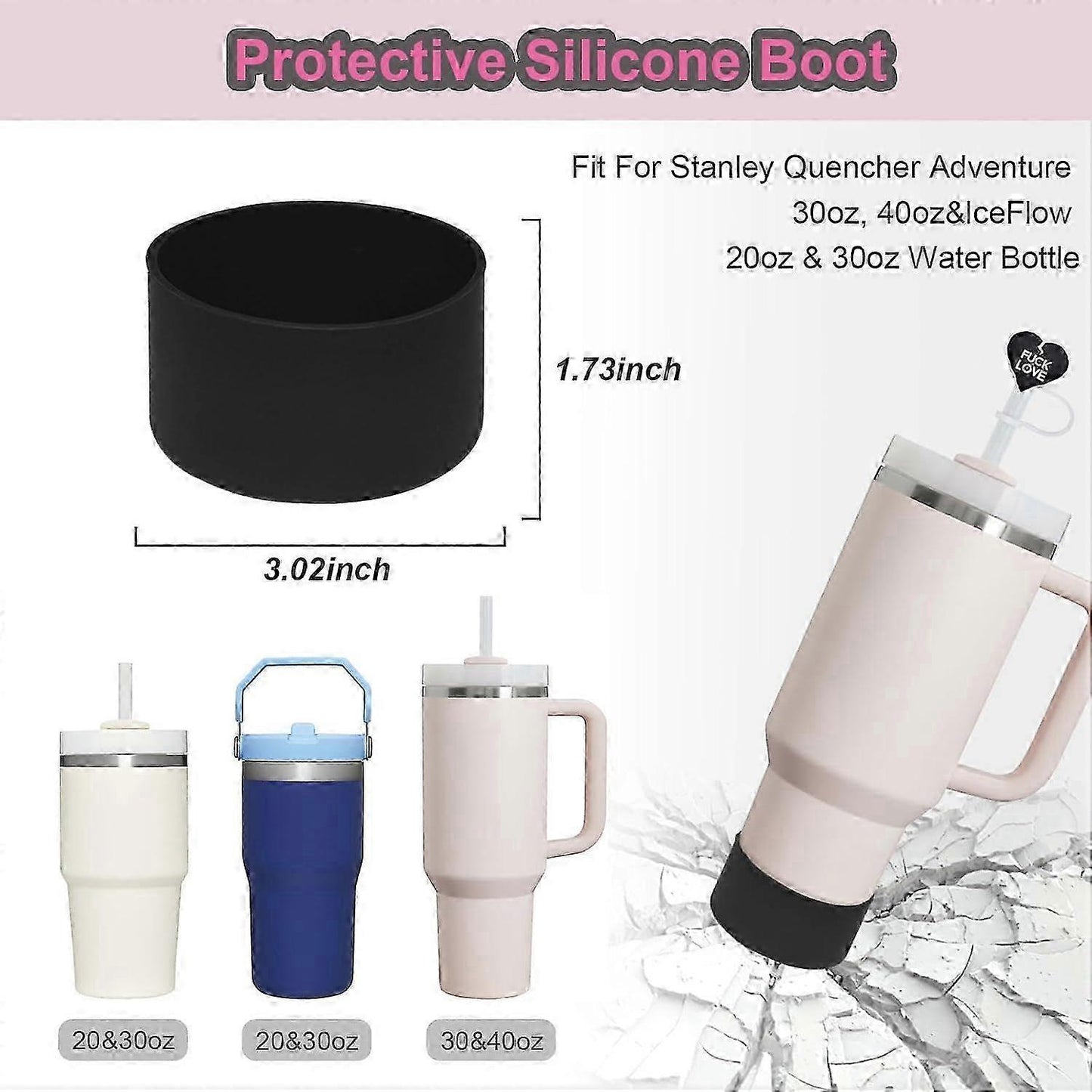 5-Piece Stanley Cup Accessory Set V1263-JX-3217