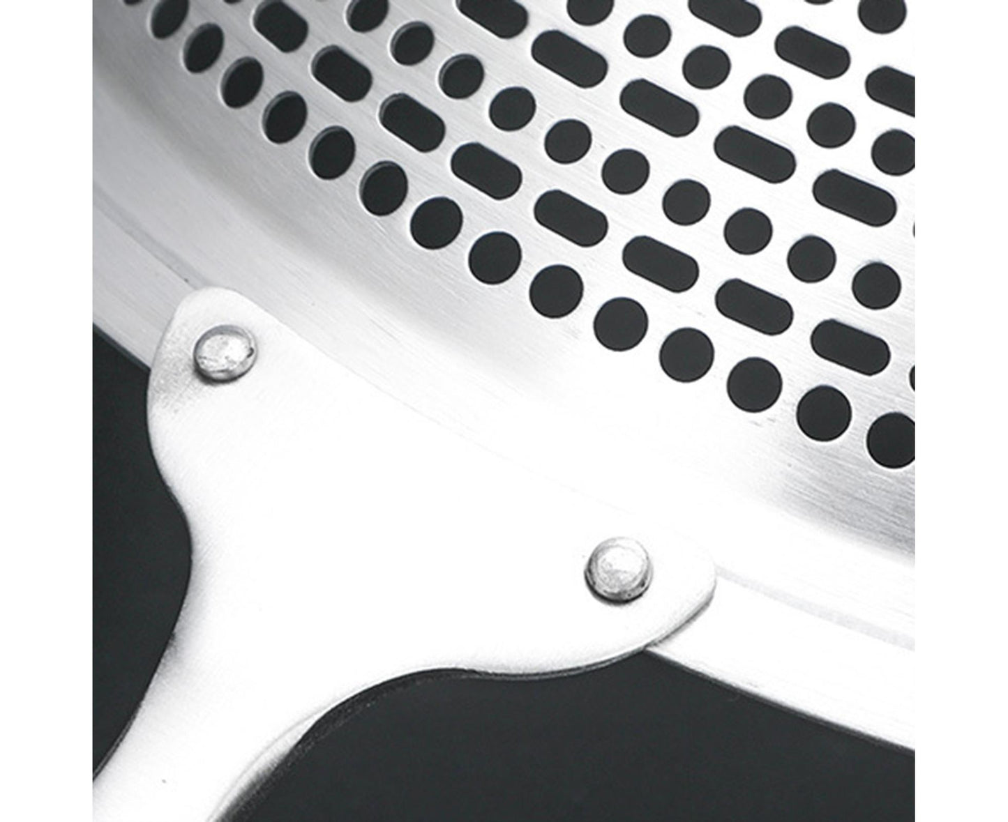 Colander Spoon Anti-scald Handle 304 Stainless Steel Strainer Scoop-L V1263-JX-323