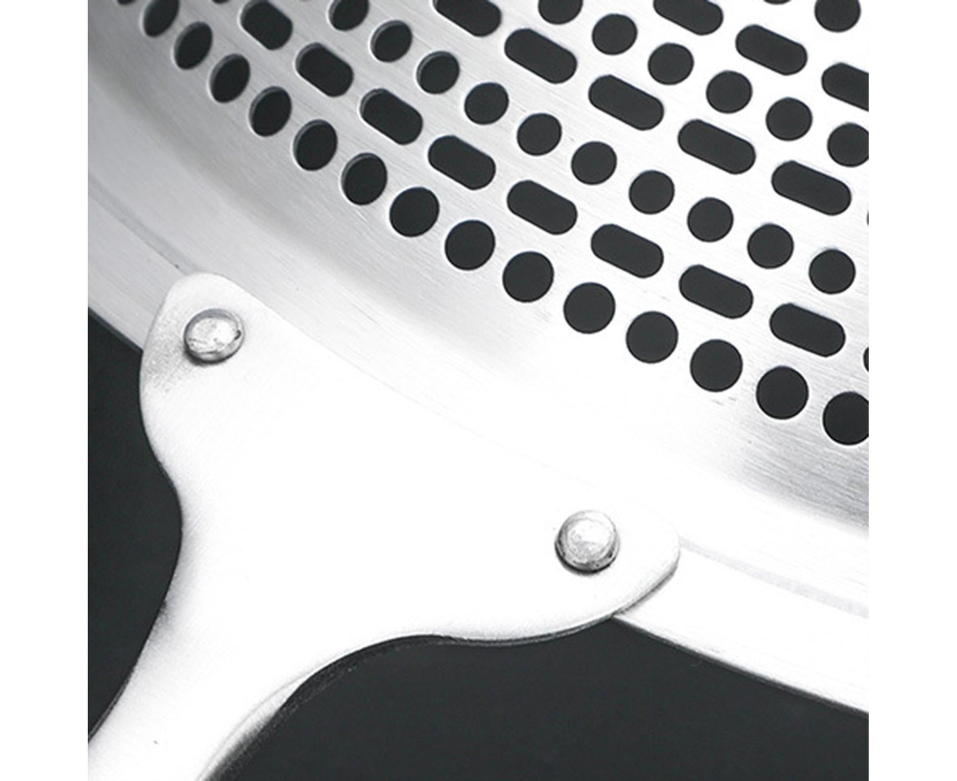 Colander Spoon Anti-scald Handle 304 Stainless Steel Strainer Scoop-L V1263-JX-323