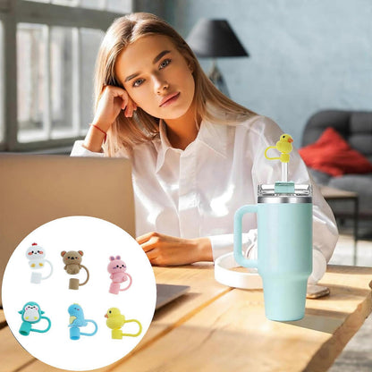 Animal Straw Covers for Stanley Cup, Reusable Straw Lids for Water Bottles V1263-JX-3232