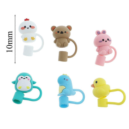 Animal Straw Covers for Stanley Cup, Reusable Straw Lids for Water Bottles V1263-JX-3232