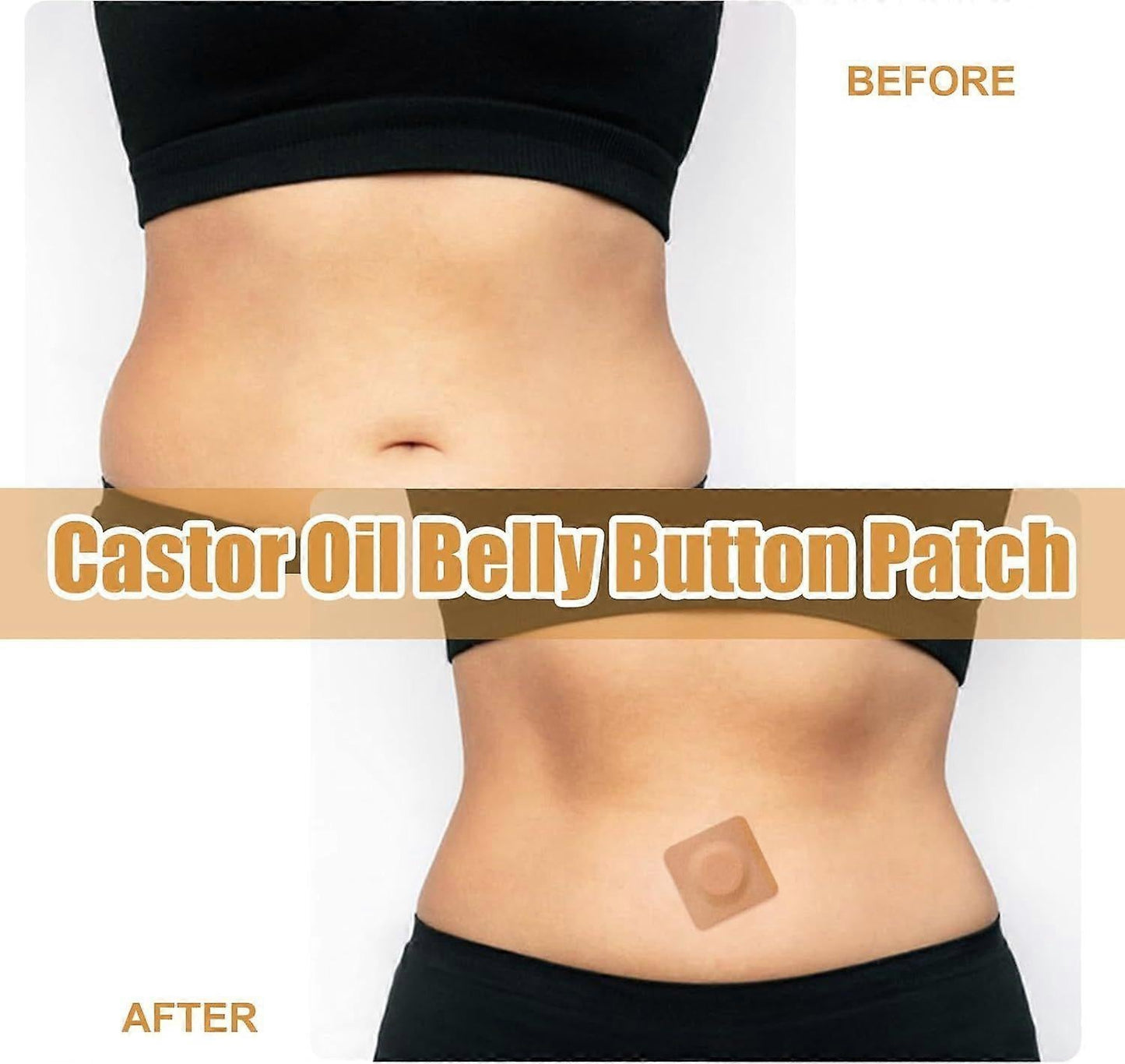 Castor Oil Belly Button Patch 20 Pieces Castor Oil Patches Castor Oil Patch V1263-JX-3235