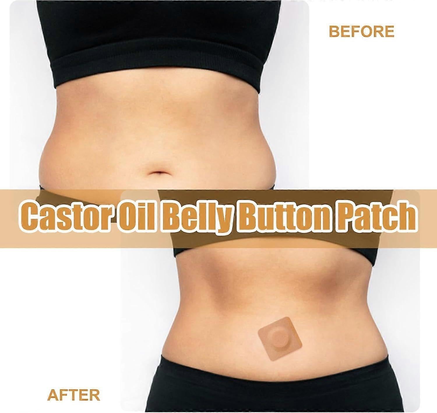Castor Oil Belly Button Patch 20 Pieces Castor Oil Patches Castor Oil Patch V1263-JX-3235