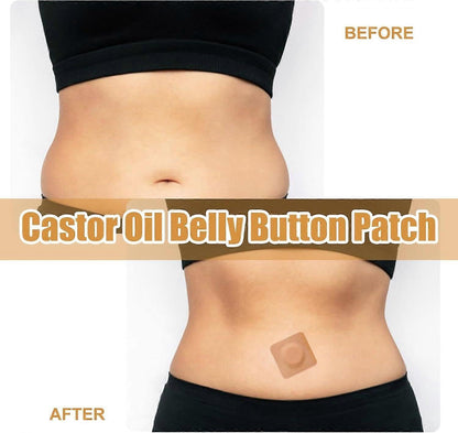 Castor Oil Belly Button Patch 20 Pieces Castor Oil Patches Castor Oil Patch V1263-JX-3235