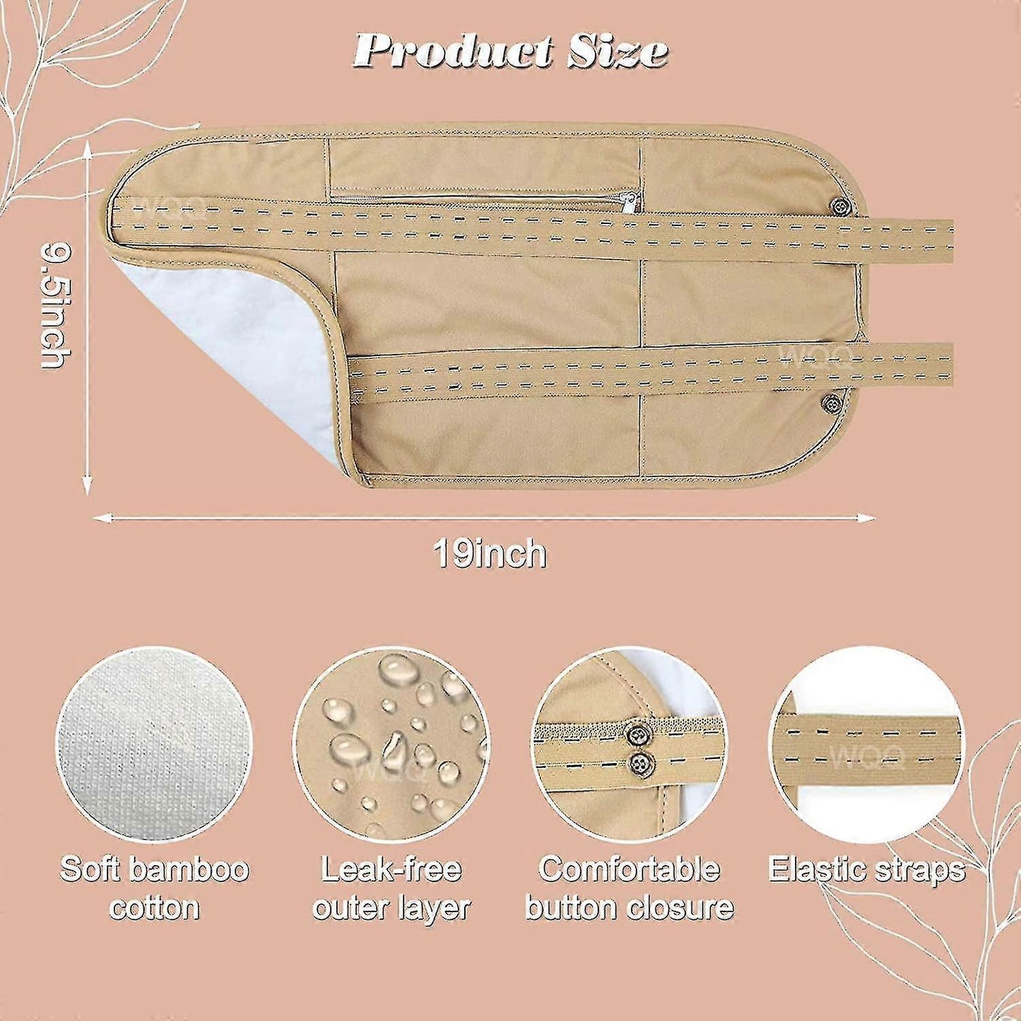 Castor Oil Packs, Compressed Reusable Castor Oil Pack Kit (castor Oil Not Included) V1263-JX-3239