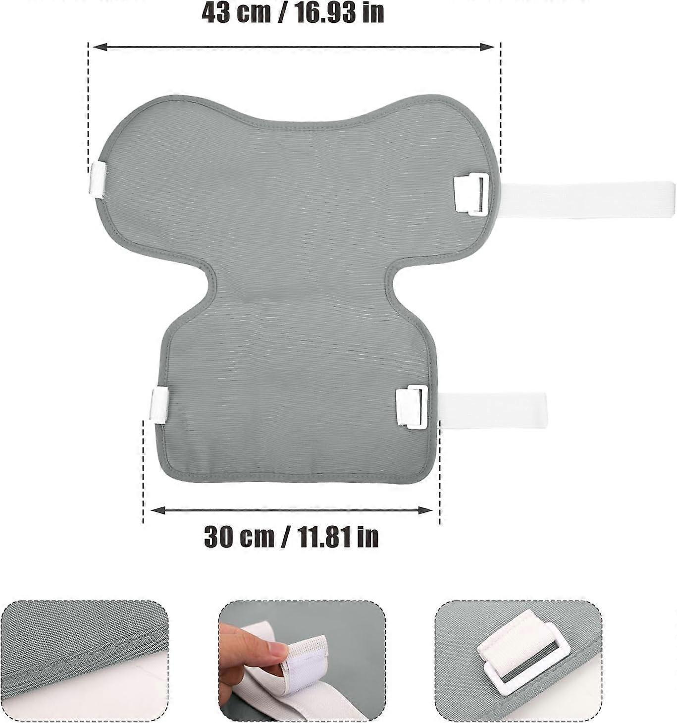 2Pcs Castor Oil Shoulder Pack, Adjustable Castor Oil Pack Wrap for Shoulder Reusable V1263-JX-3240