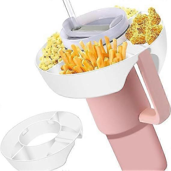 Compatible Stanley Snack Tray, 40 Oz Bowl for Stanley Cup Accessories, Ivory V1263-JX-3241