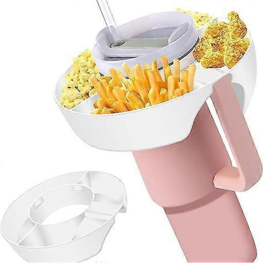 Compatible Stanley Snack Tray, 40 Oz Bowl for Stanley Cup Accessories, Ivory V1263-JX-3241