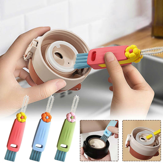 For Stanley Cup Accessories 3-in-1 Cup Cover Brush Multifunctional Cleaning Brush Milk Bottle Cup Cup Cup V1263-JX-3245