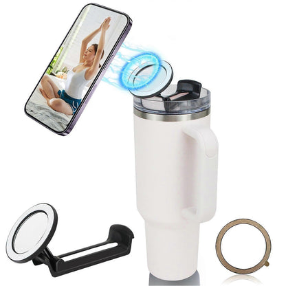 Phone Holder For Stanley, Water Bottle Phone Holder For Stanley 40oz Cup, Phone Stand Mount, Portable, V1263-JX-3249