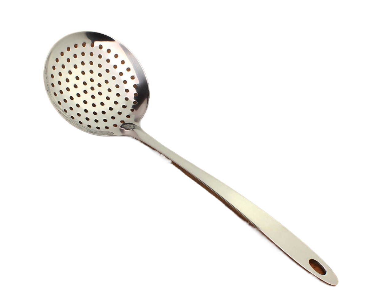 Kitchen Soup Food Thicken Stainless Steel Ladle Spoon Colander Strainer Filter V1263-JX-325