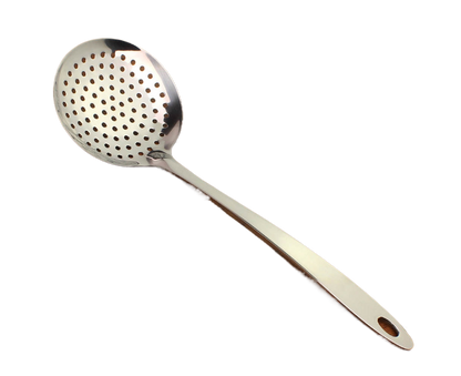 Kitchen Soup Food Thicken Stainless Steel Ladle Spoon Colander Strainer Filter V1263-JX-325